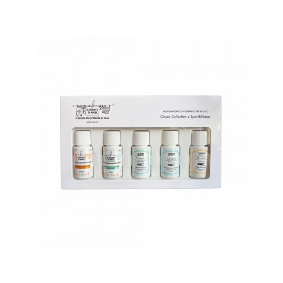 DARČEKOVÁ SADA PARFÉM NA PRANIE 5x20ml - KLASICKÁ KOLEKCIA/ SPORT & FITNESS DARČEKOVÁ SADA PARFÉM NA PRANIE 5x20ml - KLASICKÁ KOLEKCIA/ SPORT & FITNESS