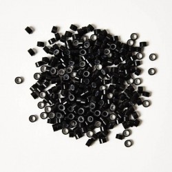 Micro ring so silikónom, čierna